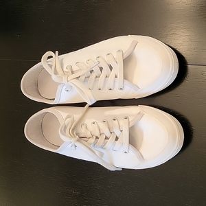 rag & bone Standard Issue Low Top Sneakers, White Canvas